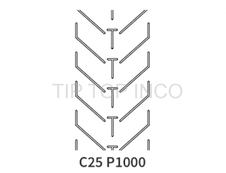 Profil C25P1000 EP500/4/3+2